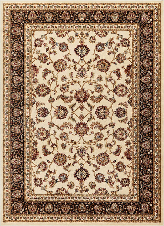 Barclay Sarouk Ivory Traditional Area Rug 3'11" X 5'3"