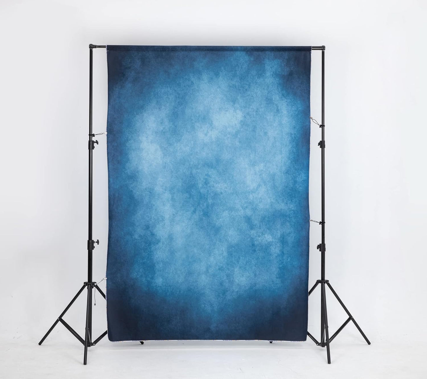 5X7Ft Dark Blue Abstract Backdrops Blue Portrait Professional Backgrounds Retro Backdrop