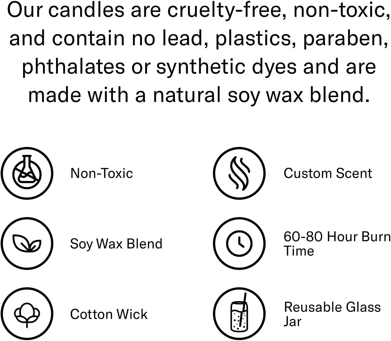 Premium Scented Candle, Georgia - Scents of Peach, Water Lilies, 13.75 Oz, 60-80 Hour Burn, Natural Soy Blend Candle Home Decor, Relaxing Aromatherapy Candle