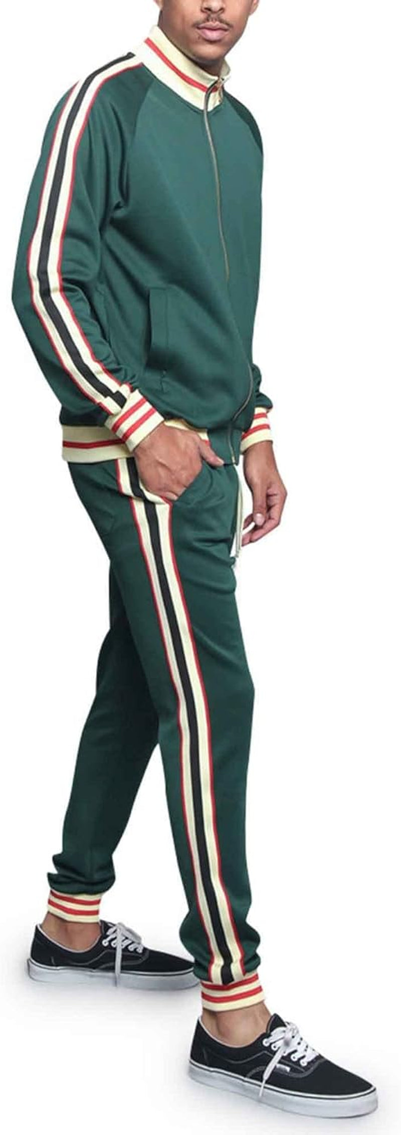 Men'S Tiger Pattern Tracksuit Sets