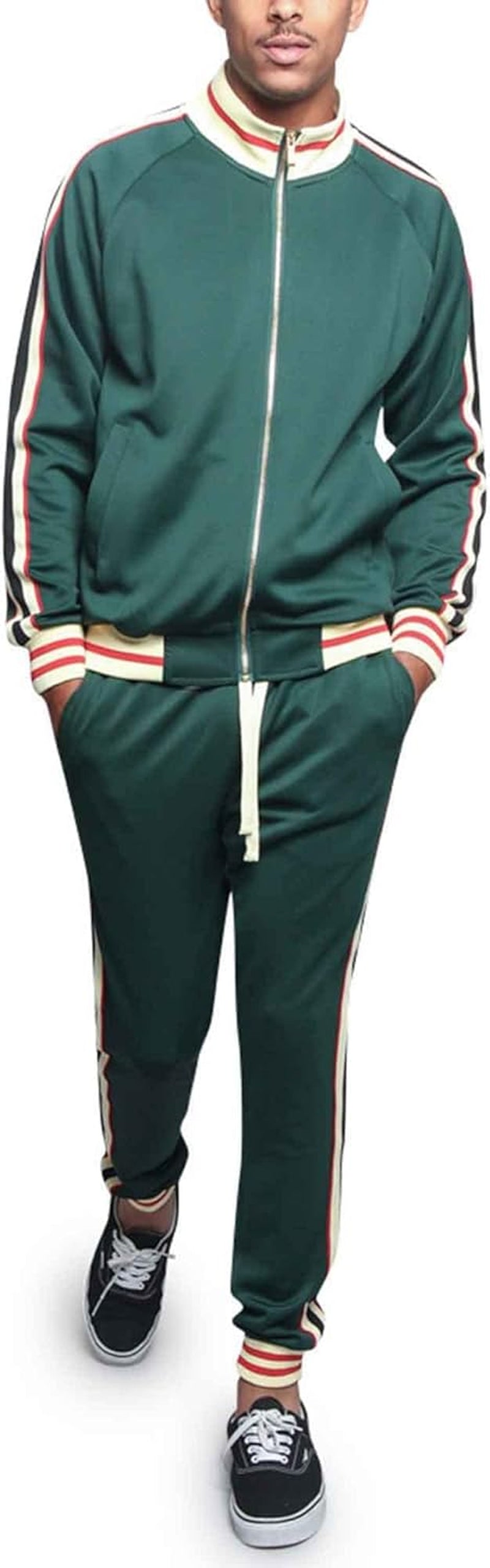 Men'S Tiger Pattern Tracksuit Sets