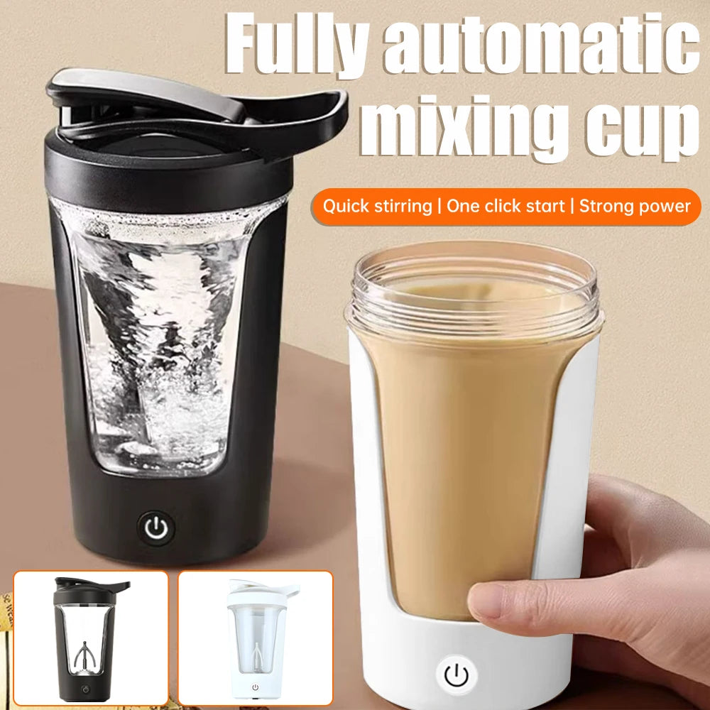 350ML Electric Protein Powder Mixing Cup Automatic Shaker Bottle Mixer Shake Bottle Milk Coffee Blender Kettle for Gym Outdoor